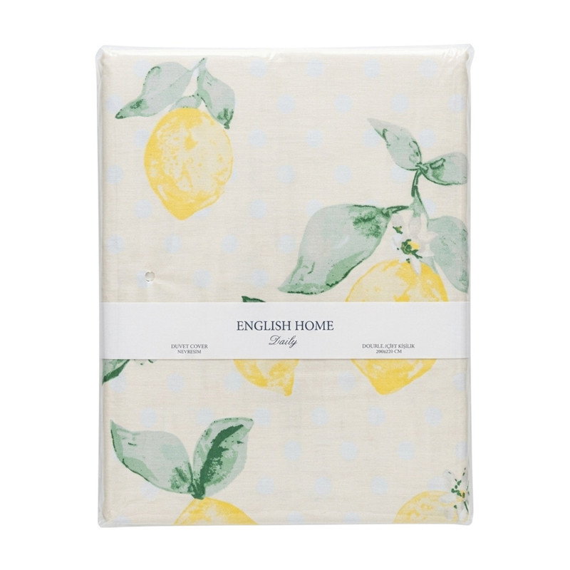 روکش لحاف پنبه انگلیش هوم مدل Lemon دو نفره سایز 220x200 سانتی‌متر