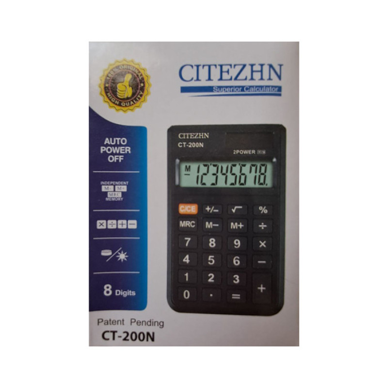ماشین حساب جیبی سیتیژن مدل CT-200N