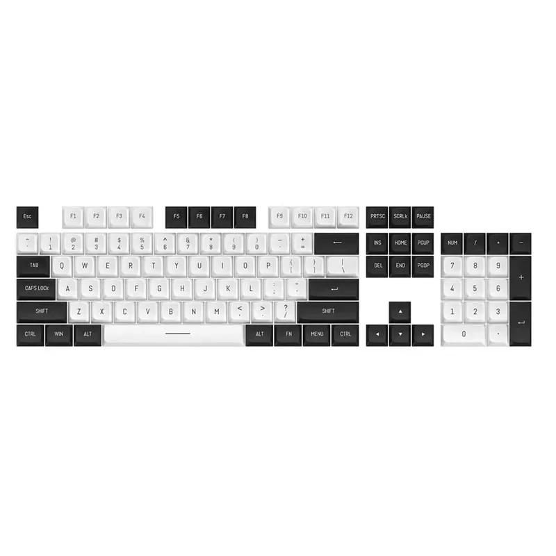 کلید کیبورد ردراگون مدل A132 CSA PBT مجموعه 150 عددی