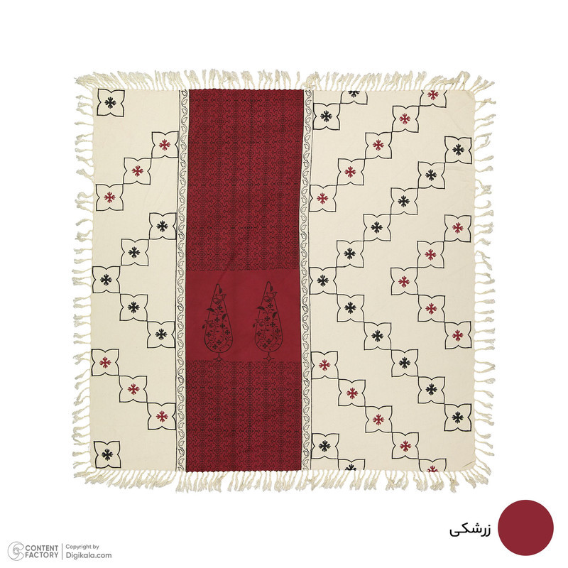 رومیزی بومی مدل 04 سایز 98x98 سانتی‌متر