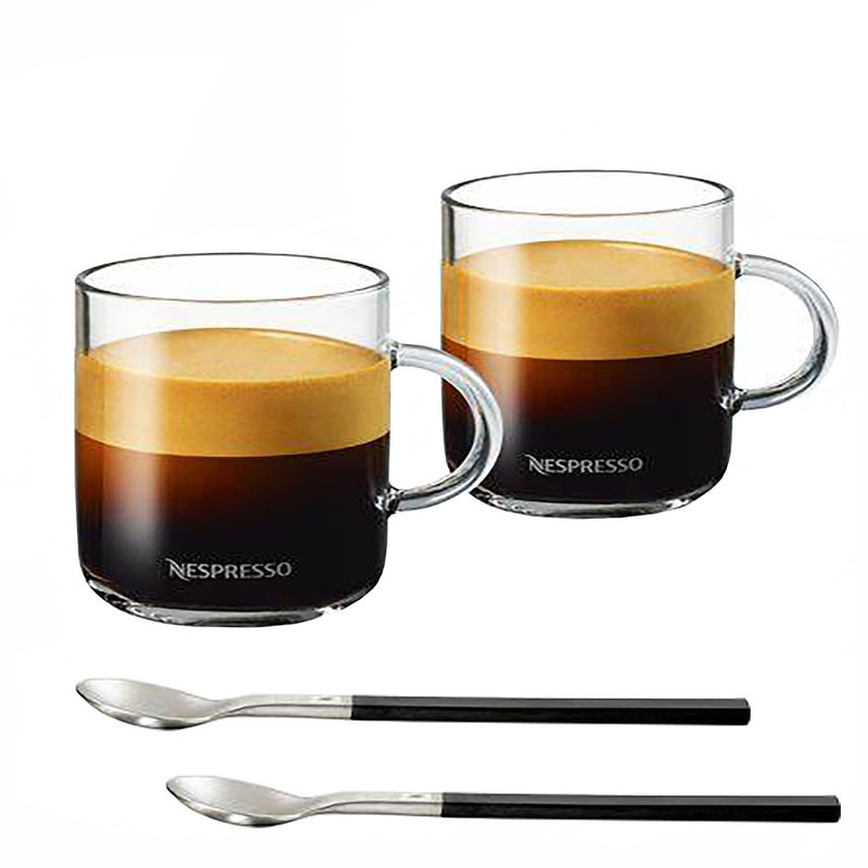 لیوان نسپرسو مدل VERTOULINE COFFEE SET بسته 2 عددی به همراه قاشق