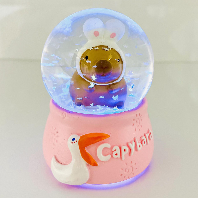 گوی چراغ‌دار مدل مینی Capybara طرح کوالا خرگوش عاشق کد D1623.15