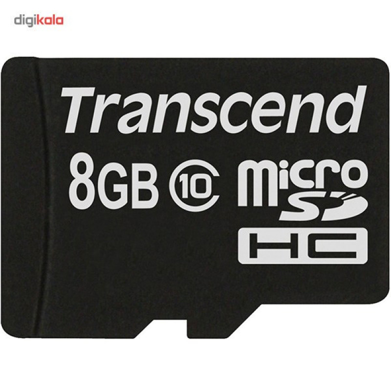 کارت حافظه‌ microSDHC ترنسند مدل Premium کلاس 10 سرعت 20MBps 133X ظرفیت 8 گیگابایت