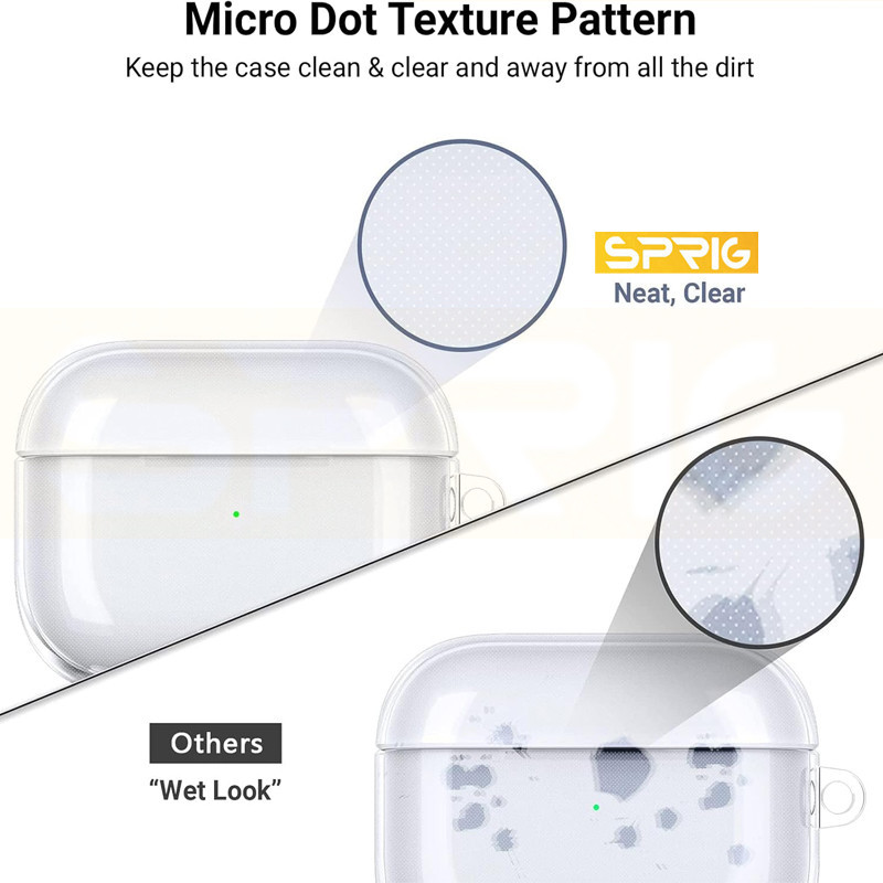 کاور اسپریگ مدل ClearT مناسب برای کیس اپل ایرپاد Airpods pro 3