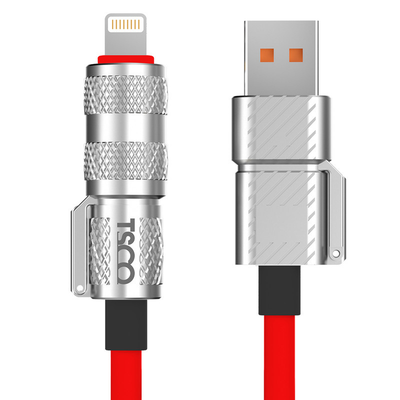 کابل تبدیل USBUSB-C به لایتنینگUSB-C تسکو مدل GCA 240W طول 1.2 متر