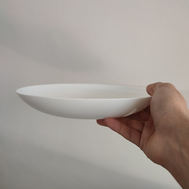 بشقاب خورش خوری مدل ساده طرح گرد بسته 6 عددی