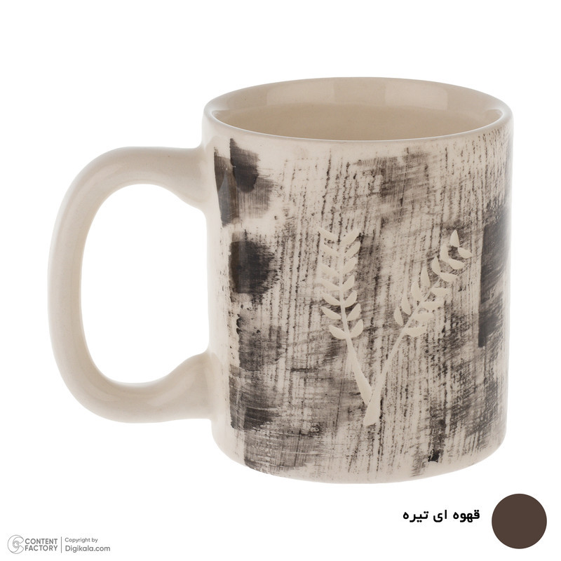 ماگ بومی طرح گل سنبل مدل 01