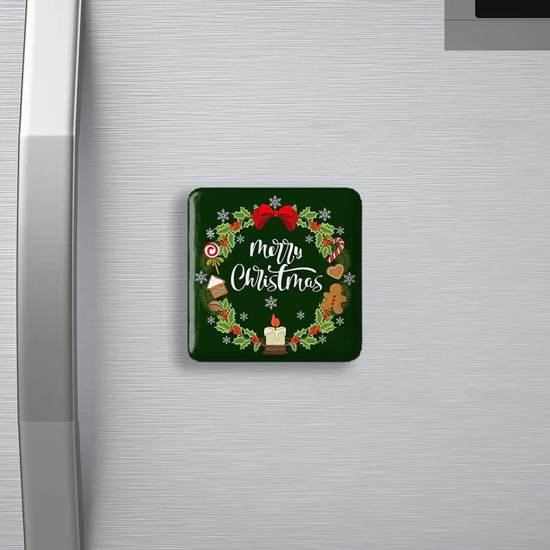 مگنت خندالو طرح کریسمس Christmas  مدل مربعی کد 22148