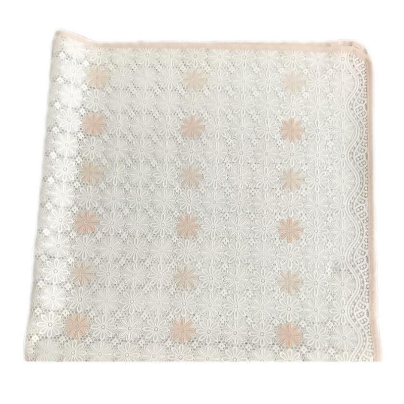 سفره 3 نفره مدل رویال طرح گیپور سایز 100×80 سانتی متر کد 07