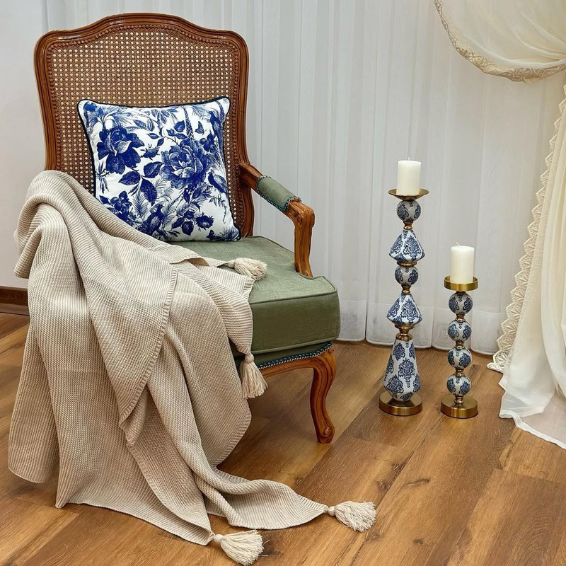 شال مبل و تخت مدل کلاسیک سایز 175×140 سانتی متر