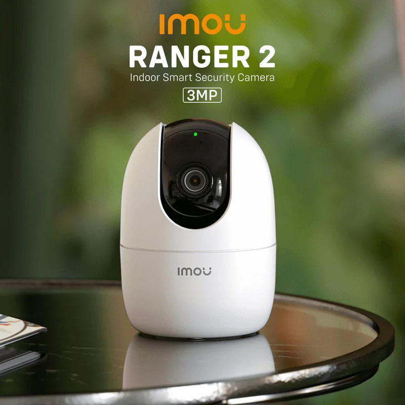 دوربین مداربسته تحت شبکه آیمو مدل RANGER2 با کیفیت 5 مگاپیکسل، تشخیص صدای گریه نوزاد و شکستن شیشه، اتصال بی‌سیم و باسیم، مناسب فضای بسته و نصب رومیزی