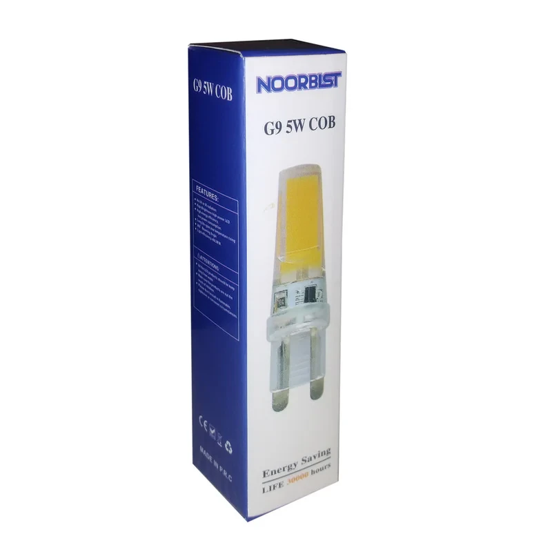 لامپ ال ای دی 5 وات نوربیست مدل COB-220V پایه G9 بسته 2 عددی