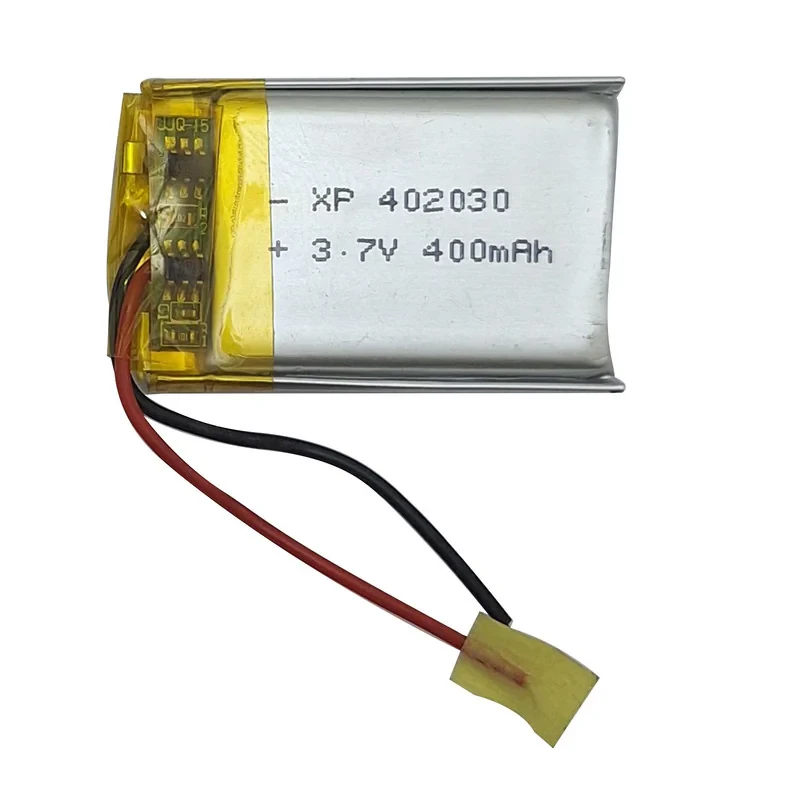 باتری لیتیومی قابل شارژ مدل XP-402030 ظرفیت 400 میلی‌ آمپر ساعت
