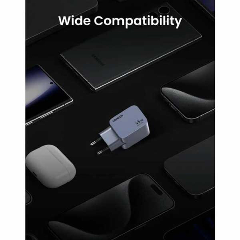 شارژر دیواری 45 وات دو پورت USB-C یوگرین مدل X707 کد 35008