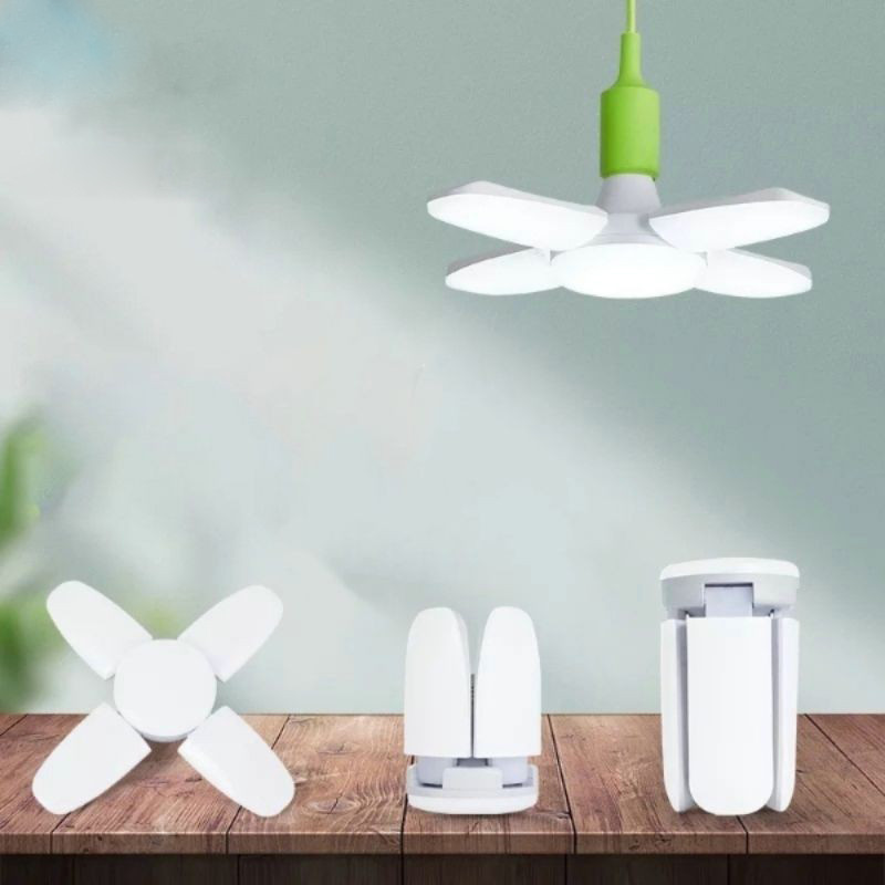 لامپ ال ای دی 50 وات هالی استار مدل FAN BULB FOUR BLADE 4 in 1 پایه E27