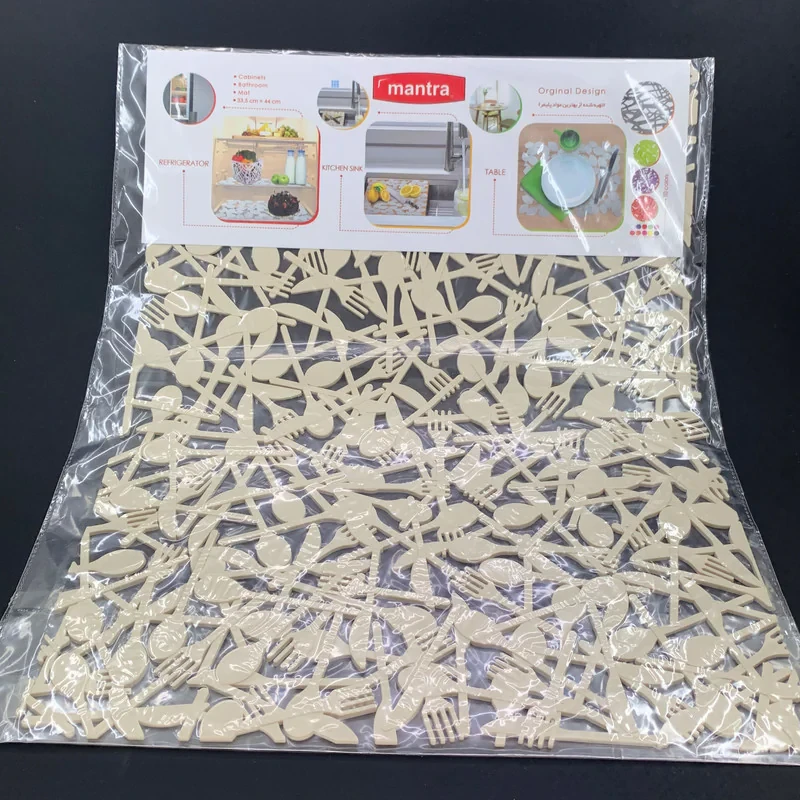 زیر بشقابی مانترا طرح SPOON-FORK کد SHR-132