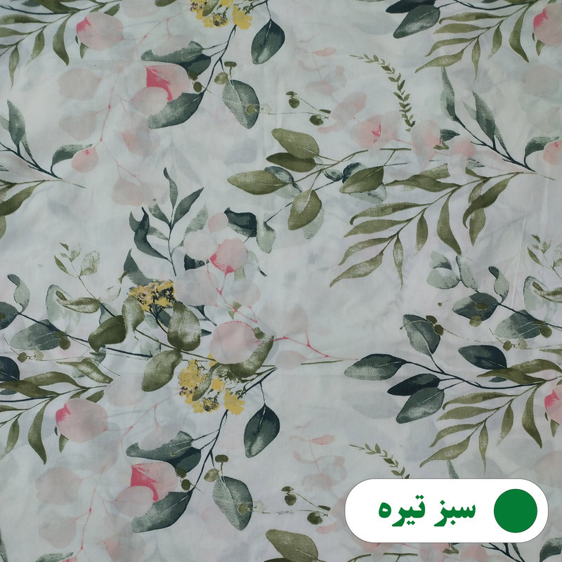 سرویس ملحفه دو نفره 3 تکه پانیذ پود مدل سوسن