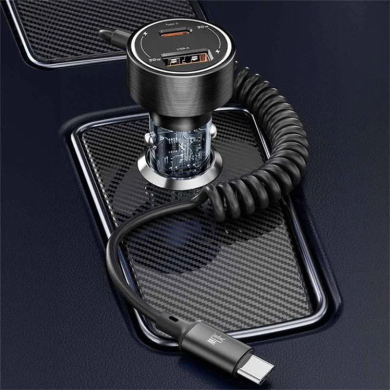 شارژر فندکی 60 وات 2 پورت پرودو مدل PD-60CXC