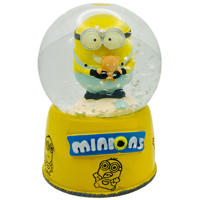 گوی چراغ‌دار مدل minions طرح مینیون و خرس عروسکی کد A6378