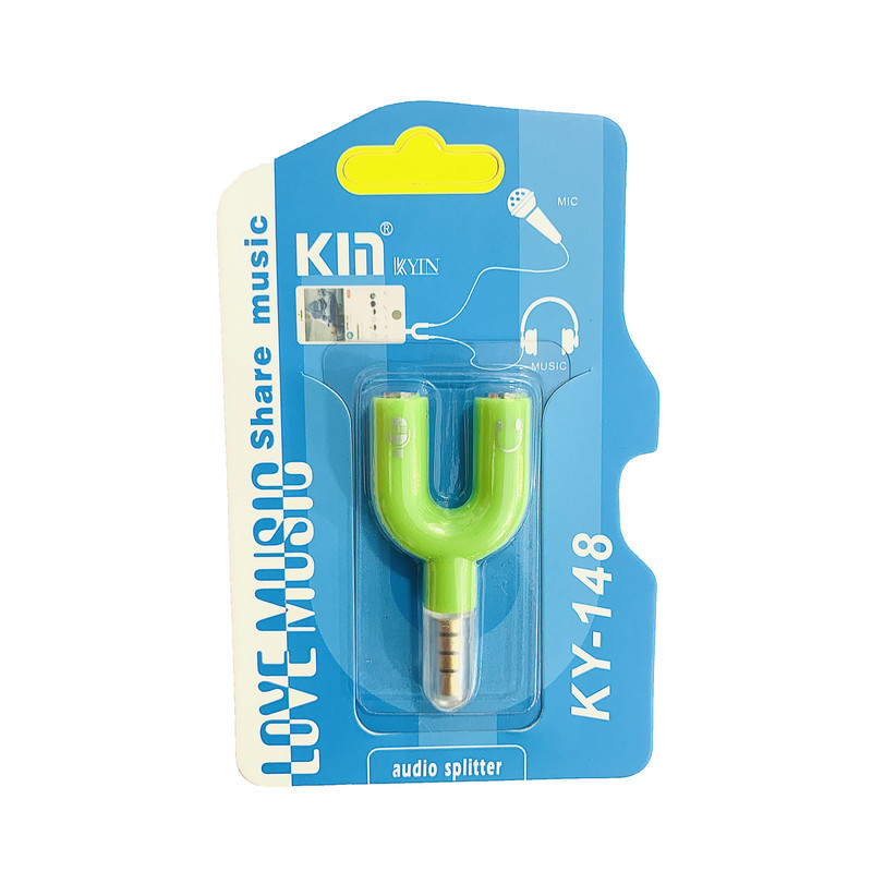 مبدل میکروفون و هدفون کین مدل KY-148