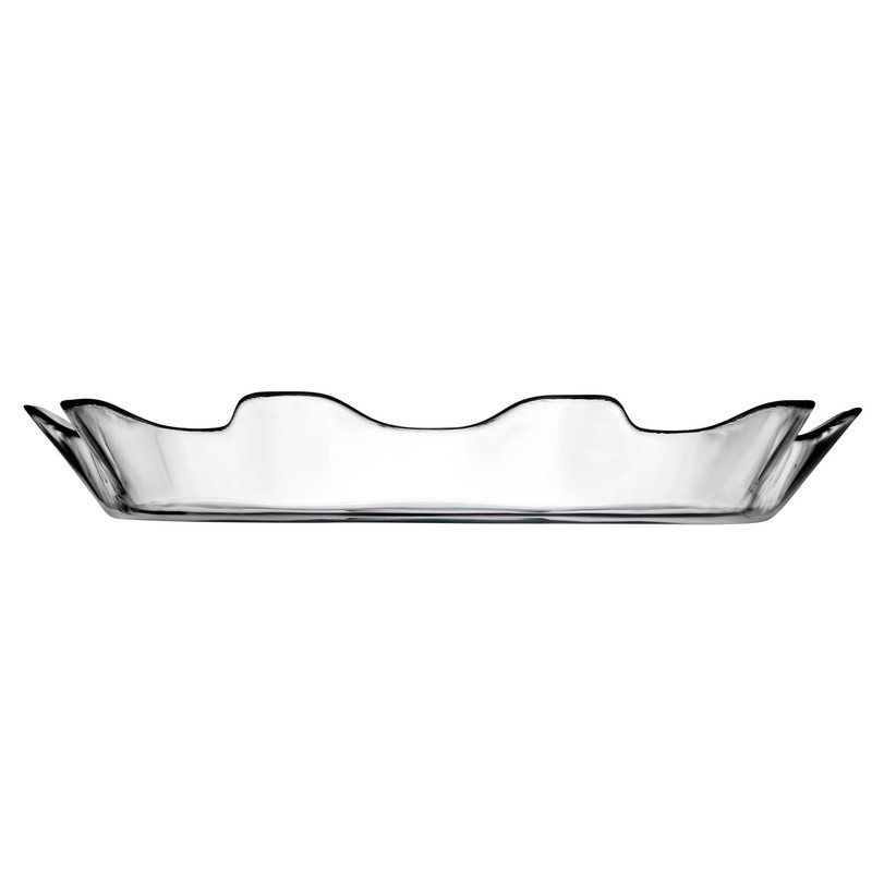 میوه‌خوری کریستال پاشاباغچه Splash Serving Platter مدل حلالی، ابعاد 32×32×4 سانتی‌متر، مناسب شستشو با دست و ماشین ظرفشویی