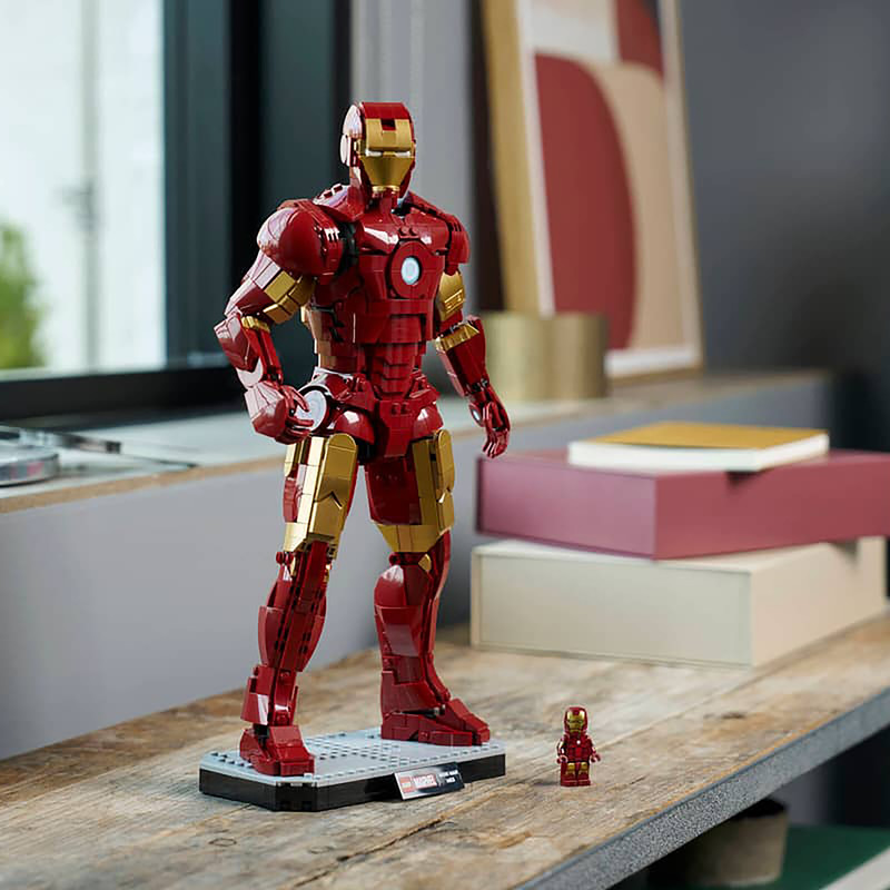 لگو 1297 تکه سری Marvel مدل Iron Man Mark 3 Collectors' Edition کد 76344