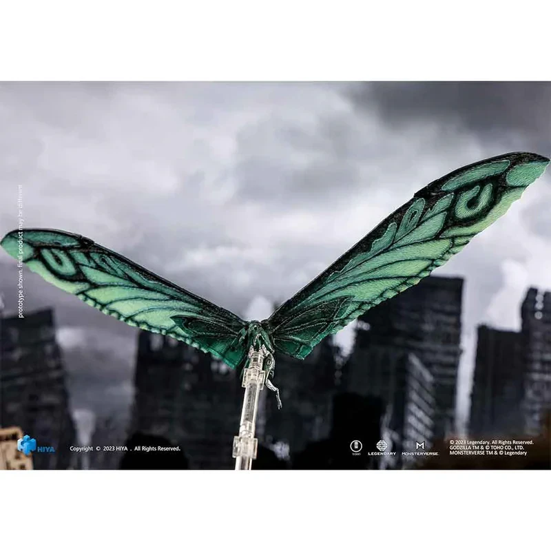اکشن فیگور هیا تویز مدل ماترا گودزیلا طرح Godzilla King of The Monster Mothra Emerald Titan ارتفاع 20 سانتی‌متر
