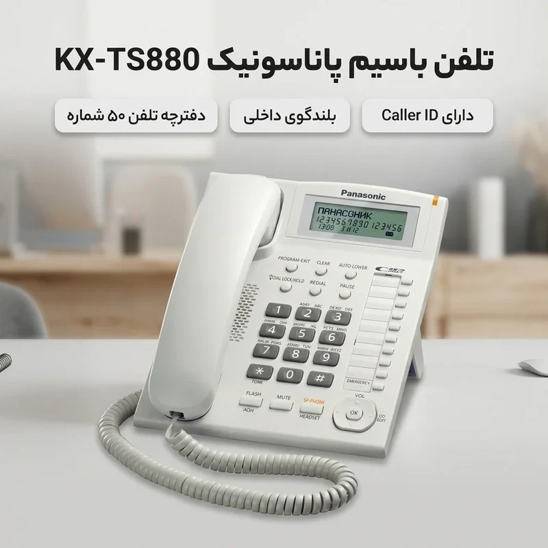 تلفن باسیم پاناسونیک KX-TS880