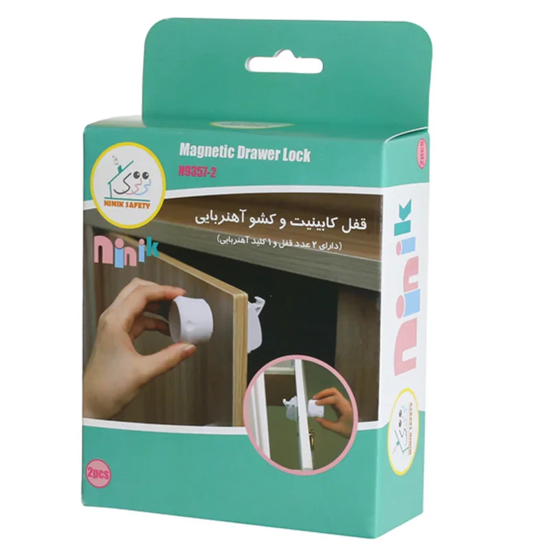 قفل نی نی ک مدل 2-9357 بسته دو عددی