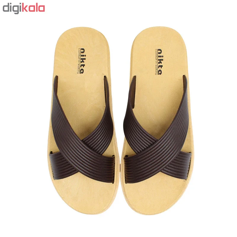 دمپایی مردانه نیکتا مدل  K1-115-1-BN