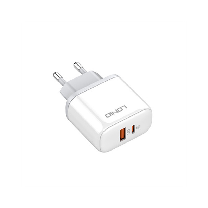 شارژر دیواری 45 وات الدینیو مدل A2526C به همراه کابل تبدیل USB-C