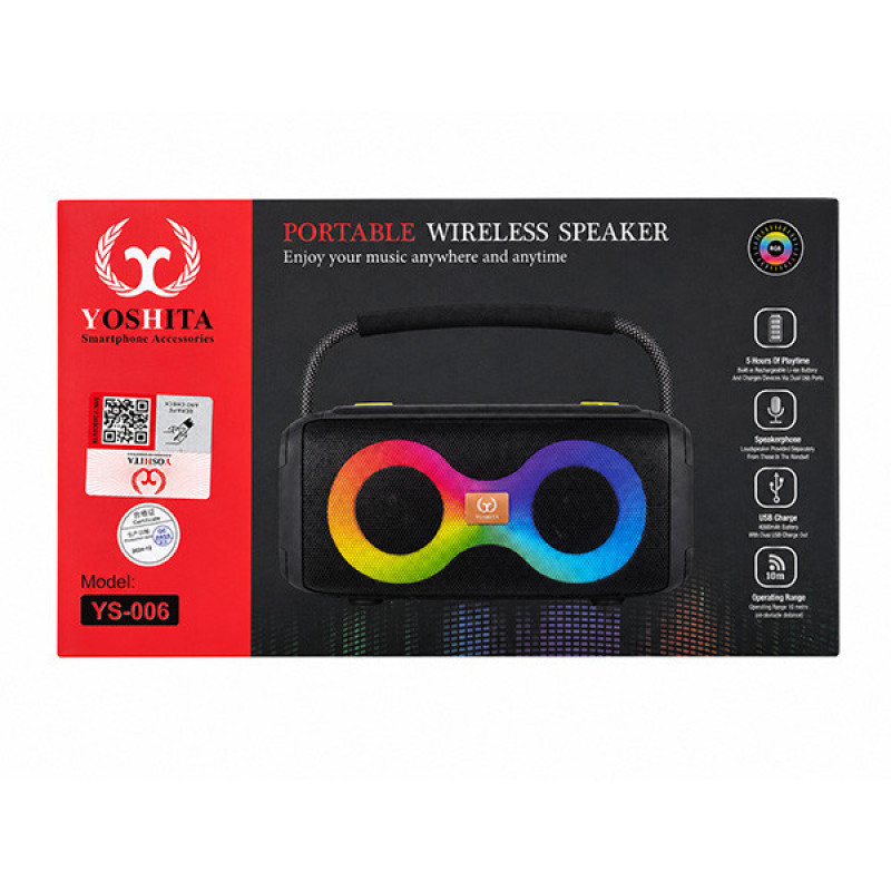 اسپیکر بلوتوثی قابل حمل مدل YS-006