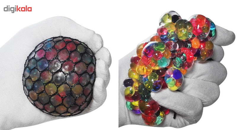توپ بازی ضد استرس مدل Large Gel Bullets Mesh Squish Ball