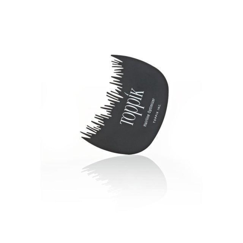 پودر پشت کننده مو تاپیک مدل FIBER وزن 10 گرم رنگ قهوه ای روشن به همراه شانه و سری پودر پاش