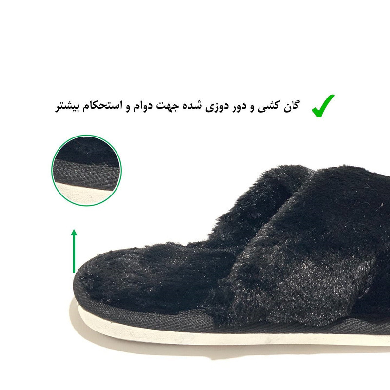 دمپایی روفرشی نیکتا مدل 12000-1-BK