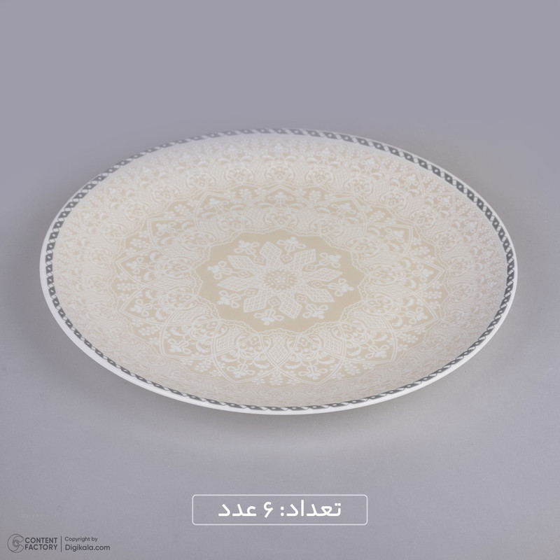 سرویس غذاخوری 26 پارچه دینو طرح دایره مدل هیدیکا