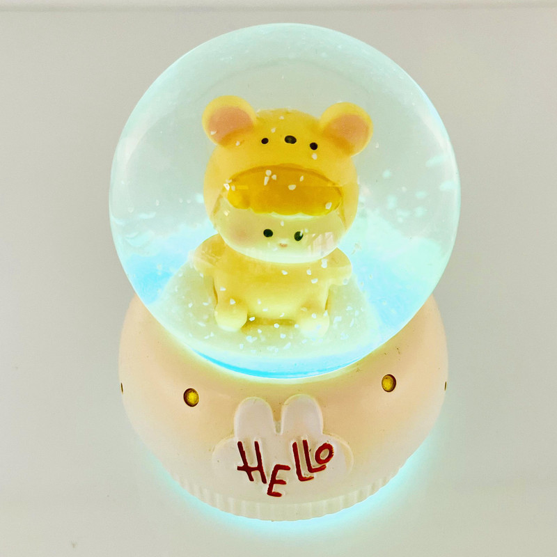 گوی مدل چراغدار HELLO طرح baby موش کد D1623.11.S300
