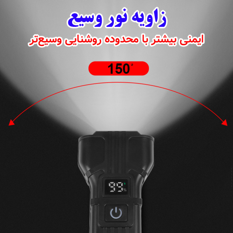 چراغ جلوی دوچرخه مدل آژیر دار 12 چراغ کد XK-012