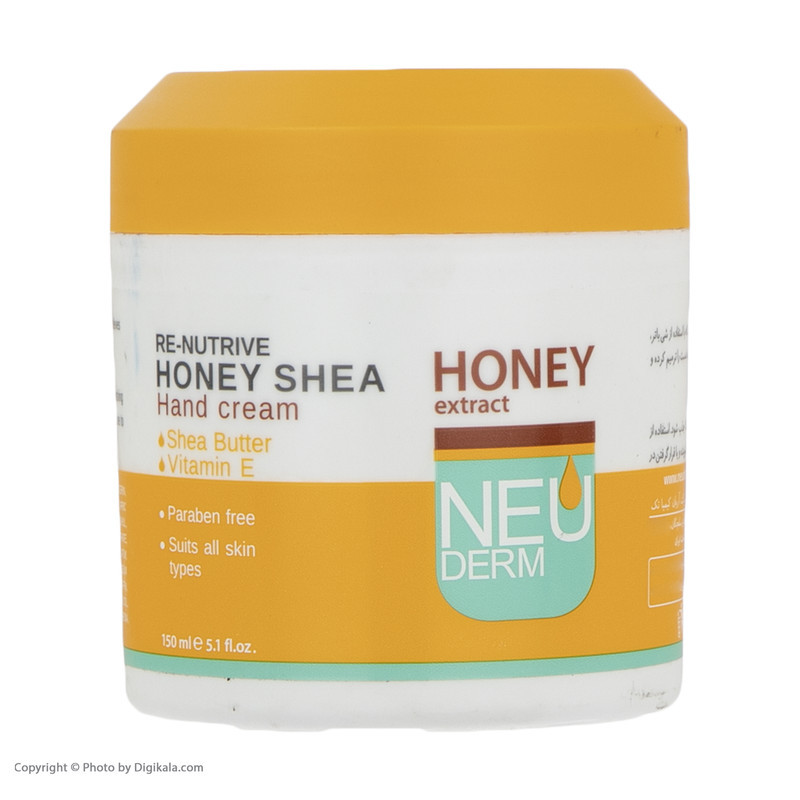 کرم دست نئودرم مدل Honey Shea حجم 150 میلی‌لیتر