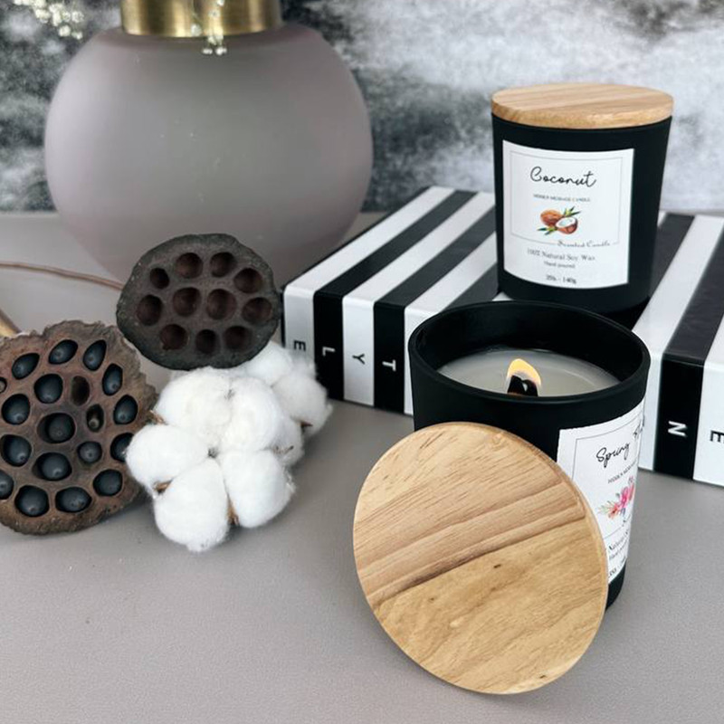 شمع معطر مدل گیاهی رایحه قهوه