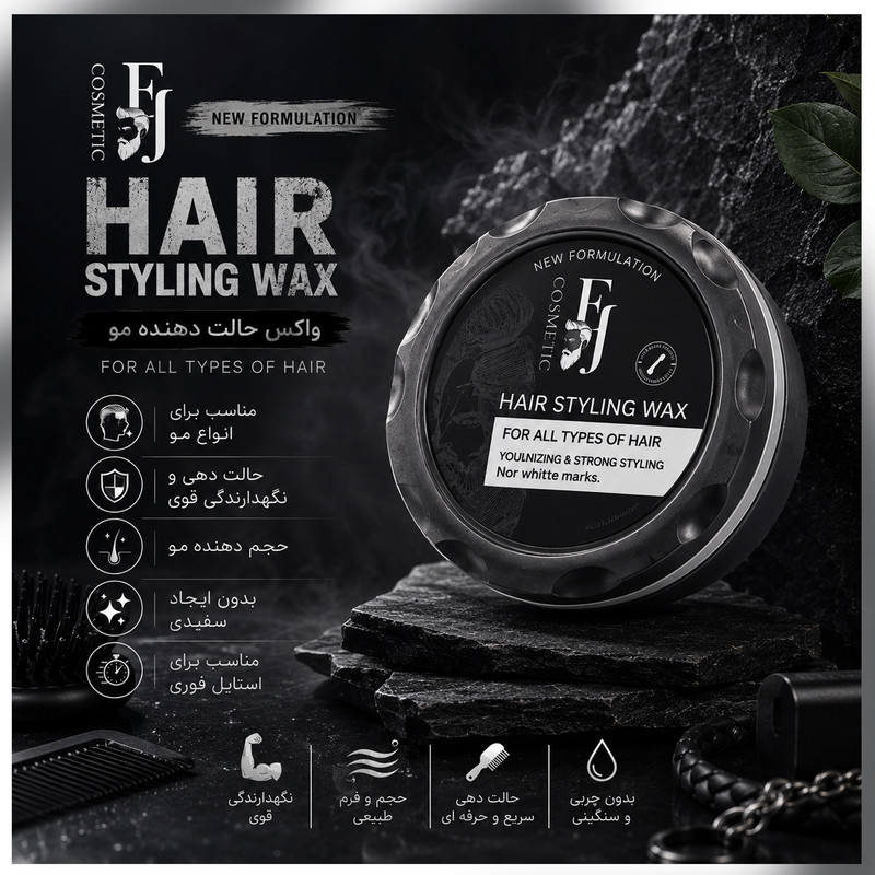 واکس مو افجه مدل MATT & VOLUMIZING با حجم 150 میلی لیتر مجموعه 12 عددی