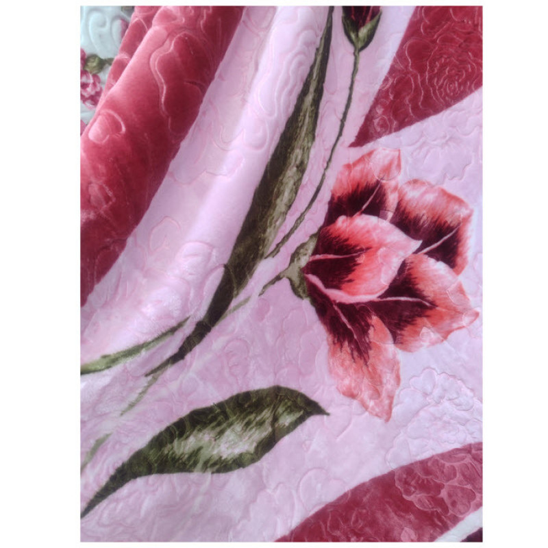 پتو 2 نفره گلبافت مدل گلدار کد 312 سایز 220x240 سانتی‌متر
