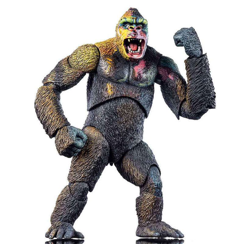 اکشن فیگور نکا مدل کینگ کونگ رنگی طرح Ultimate King Kong ارتفاع 18 سانتی‌متر