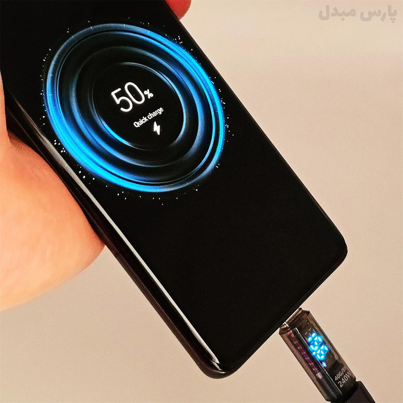 مبدل ولتاژ سنج 4.0 USB-C پی ام مدل PM-602