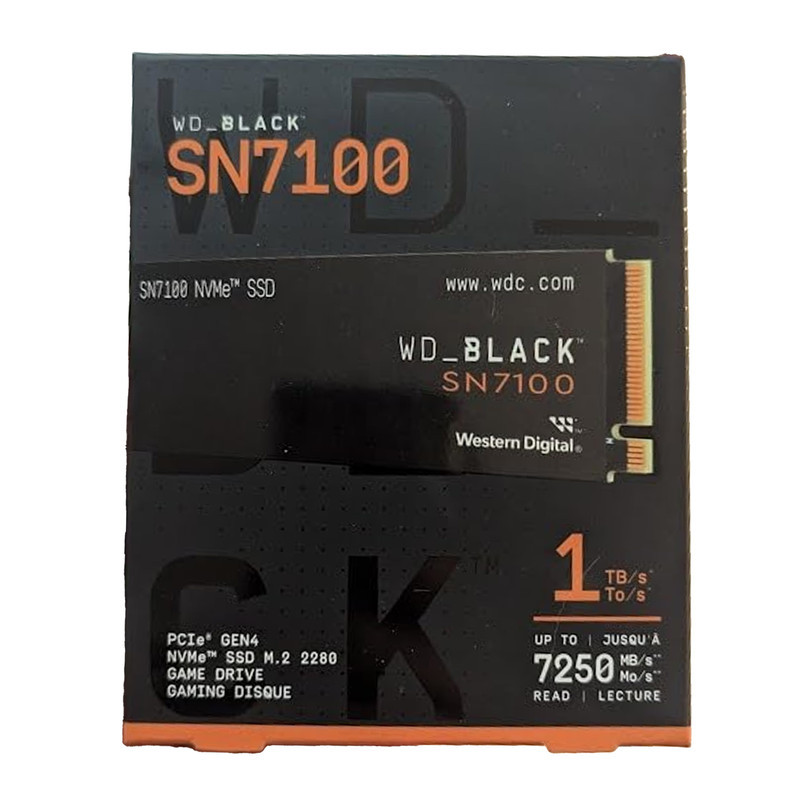 اس اس دی اینترنال PCIe Gen4 x4 وسترن دیجیتال مدل SN7100 ظرفیت 1 ترابایت