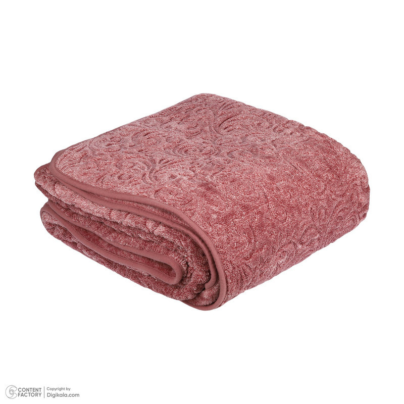پتو 2 نفره گلبافت مدل گلدار پرسی  سایز 240x220 سانتی‌متر
