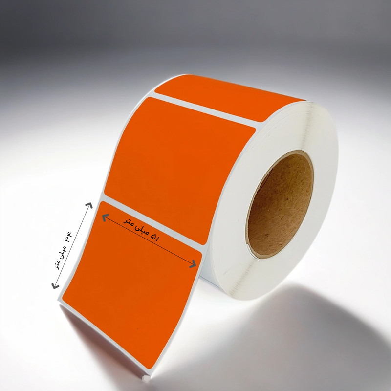 برچسب پرینتر لیبل زن حرارتی مدل gns-51x34