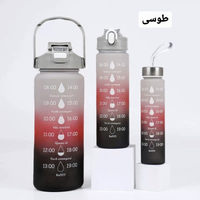قمقمه مدل 3 قلو گنجایش 2 لیتر مجموعه 3 عددی