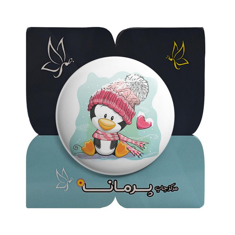 مگنت پرمانه طرح آدم برفی کد pmag.30455