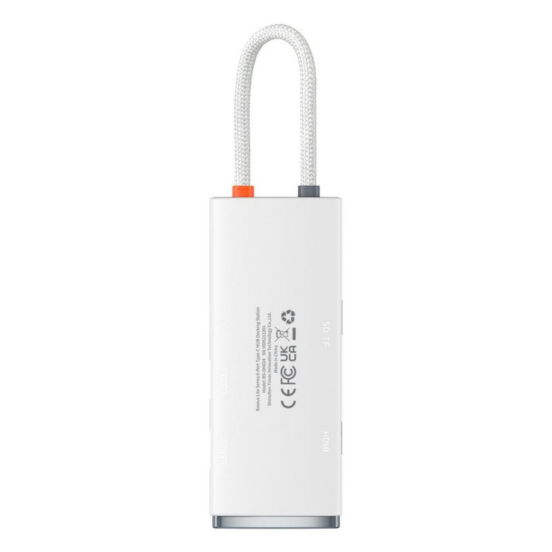 هاب 6 پورت USB-C باسئوس مدل BS-OH019